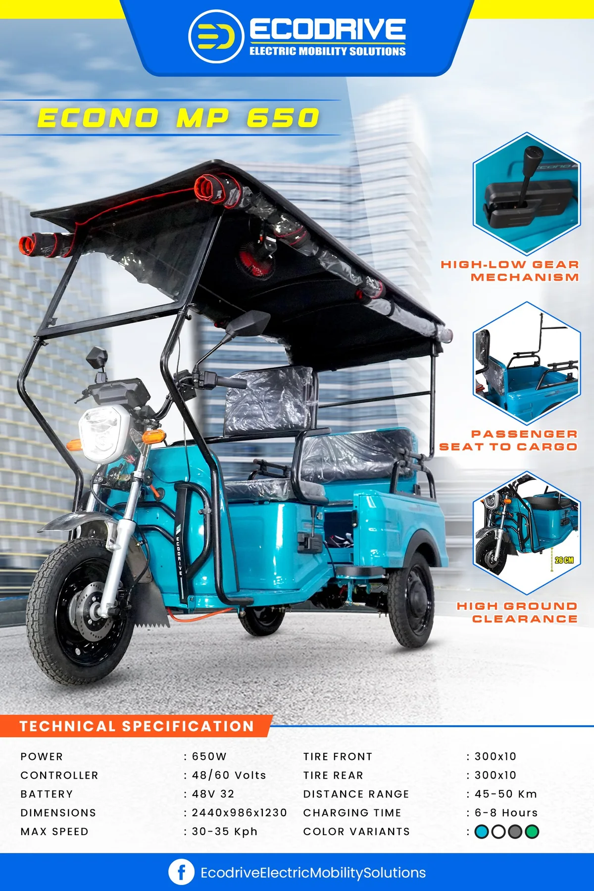 Econo 650 MP promotional poster