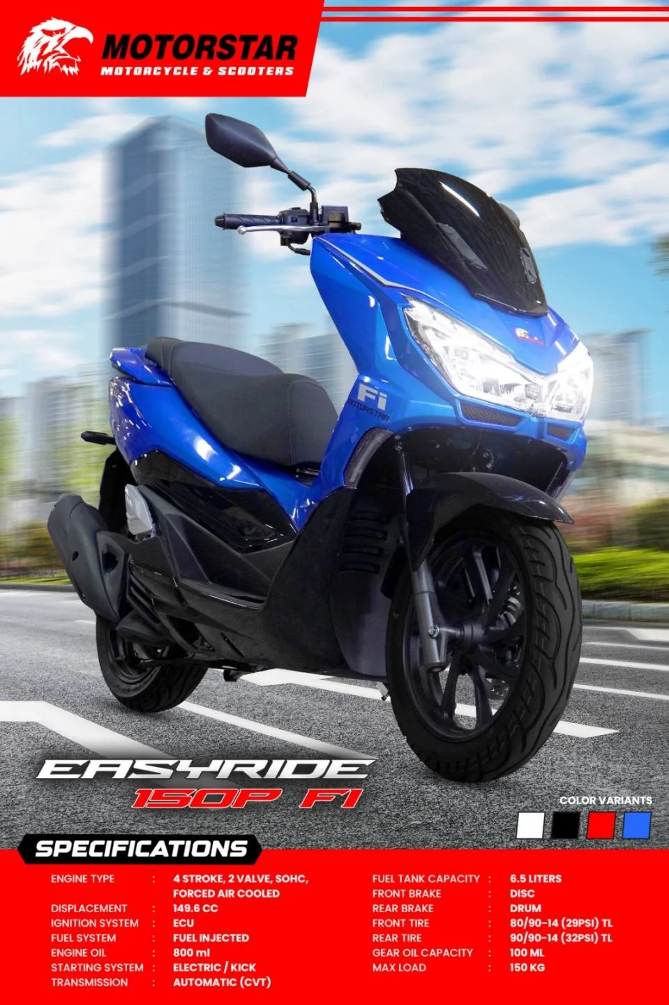 Easyride 150 P promotional poster